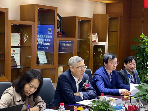 龙8-long8创始人&CEO陈春麟博士等人接待迈英诺路阳总经理等